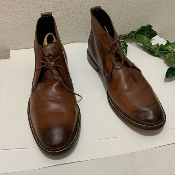 Cole Haan Kennedy Grand Chukka Boots Lace Up Brown Ankle Boots Men’s Size 11.5 M main image 4